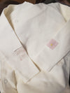 Ferne Ecru/Pink Patch Footie and Bonnet - 6-9