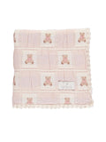 Bebe Organics Mauve Teddy Bear Blanket