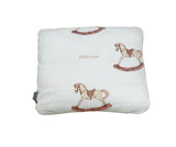 Petit Laure Pink Rocking Horse Pillow