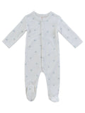 Kipp Blue Little Crown Footie and Hat