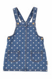Piupiuchick Navy Denim Star Dress