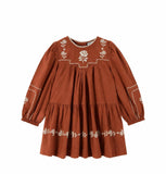 Emile Et Ida Acajou Embroider Dress