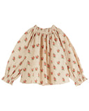 Emile Et Ida Fleurs De Bois Velour Ample Blouse