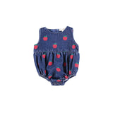 Bebe Organic Apple Denim Minnie Overall