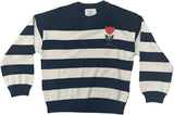 Wander & Wonder Navy Stripe Pullover