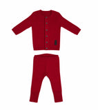 Kipp Red Bunny Knit Set