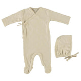 Bebe Organic Natural Fleury Footie and Bonnet