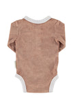 Piupiuchick Brown/Light Grey Bodysuit
