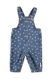 Piupiuchick Navy Denim Star Baby Dungarees