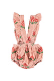 Piupiuchick Pink Flowers Bloomer with Straps