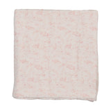 Bee & Dee Muted Pink Birdcage Toile Swaddle