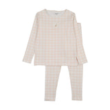 Bee & Dee Chalk White Girl Goose Plaid Pajama