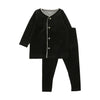 Bee & Dee Blackest Black Velour Pajamas