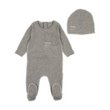 Bee & Dee French Grey Sewing Pattern Footie and Beanie