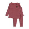 Bee & Dee Cranberry Snuggle Soft Pajama