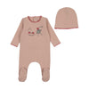Bee & Dee Petal Promenade Footie/Beanie