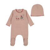 Bee & Dee Petal Promenade Footie/Beanie