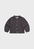 Louisielle Charcoal Roselia Knit Cardigan