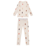 Crew Kids Light Pink Teddy Bear Pajamas