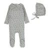 Lilette Light Blue Bud Footie Set