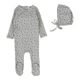 Lilette Light Blue Bud Footie Set