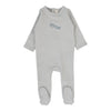 Lilette Pale Blue Plane Graphic Footie