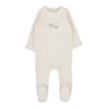 Lilette Cream Plane Graphic Footie