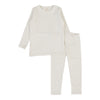 Lilette Cream/Blue Dotted Lounge Set