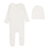 Lilette Cream Blue Take me Home Footie Set