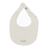 Lilette Cream Blue Take me Home Bebe Bib