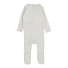 Lilette Light Blue Woven Footie