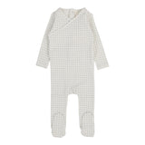 Lilette Light Blue Woven Footie