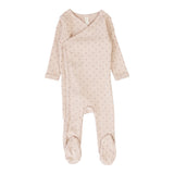 Lilette Dusty Pink Diamond Dot Footie