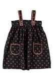 Piupiuchick Black Flower Straps Dress