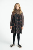 Piupiuchick Black Flower Straps Dress
