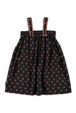 Piupiuchick Black Flower Straps Dress