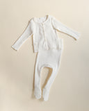 Ferne Dove White Footed Cardigan Set