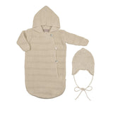 Carmina Butter Knit Bunting and Hat