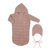 Carmina Anemone Knit Bunting and Hat