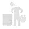 Little Parni Ivory Rib Pico Layette Set
