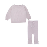 Li & Me Light Pink Knit Set