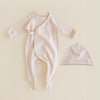 Ferne Ballet/Coral Flap Footie and Beanie