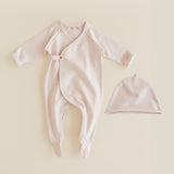 Ferne Ballet/Coral Flap Footie and Beanie