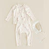 Ferne Folk Bunny Scallop Set and Bonnet