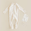 Ferne Milk/Poppy Patch Footie and Bonnet