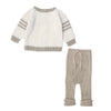 Li & Me Cream/Toasted Knit Set