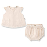 1+ in the family Apolonia Blossom Blouse/Bloomer Set