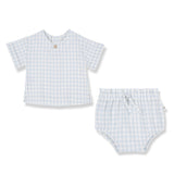 1+ in the family Misty Blue Shirt/Bloomer Set