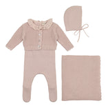 Bee & Dee Wisteria Waffle Ensemble with Blanket