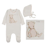Bee & Dee Chalk White Girl Cuddle Time Layette Set